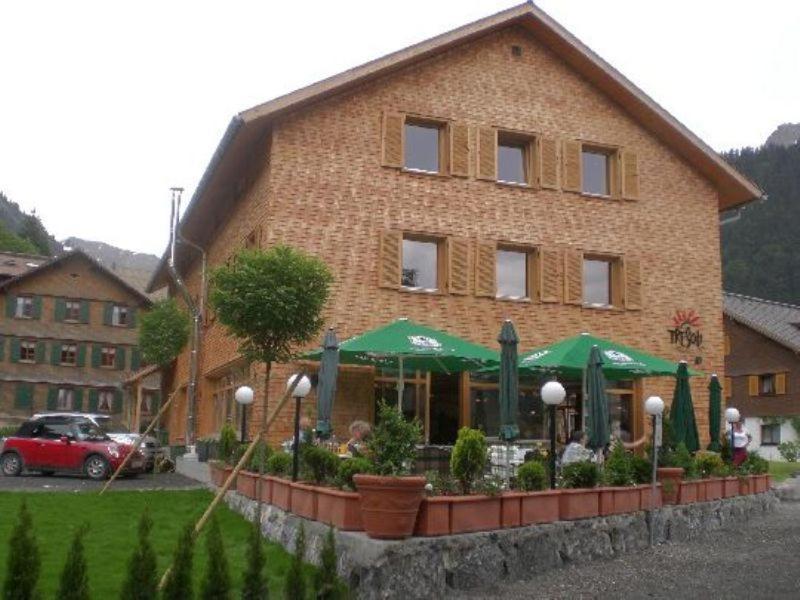 Tre Soli Appartements Restaurant Schoppernau Exteriér fotografie