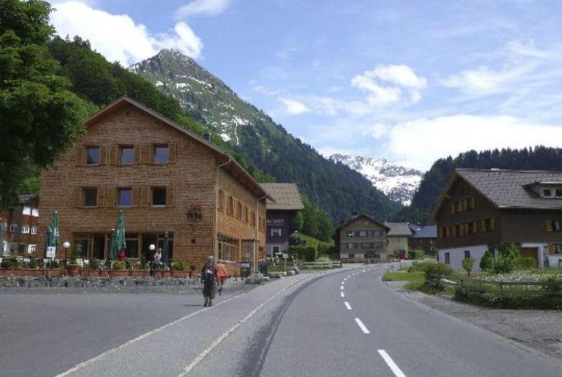 Tre Soli Appartements Restaurant Schoppernau Exteriér fotografie