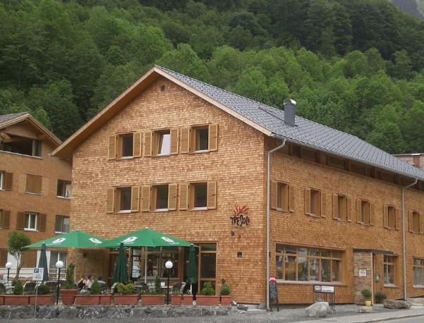 Tre Soli Appartements Restaurant Schoppernau Exteriér fotografie